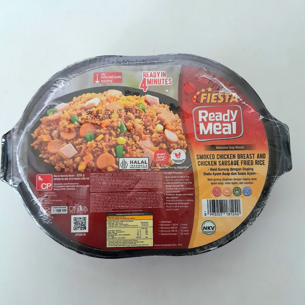 

FIESTA ready meal SCB and chciken sausage fried rice 320gr