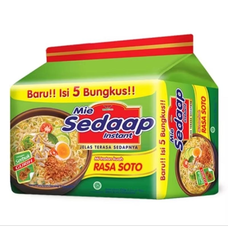 

Mie Sedap Soto mie instan kuah 1 bungkus isi 5 75gr