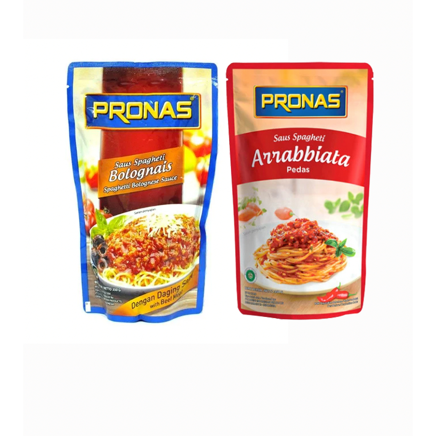 

Pronas Bumbu Masak Spaghetti Bolognese Sauce Pouch 350gr / Saus Spaghetti Arrabbiata Pedas 315gr