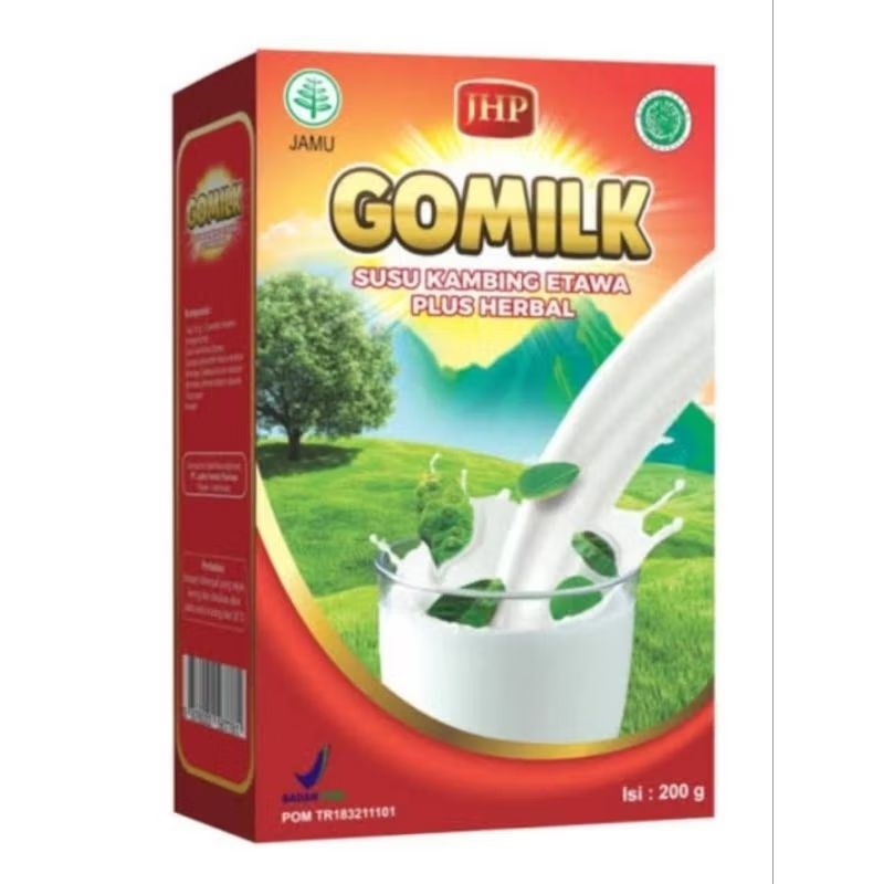 

GOMILK susu kambing etawa plus herbal box 200 g