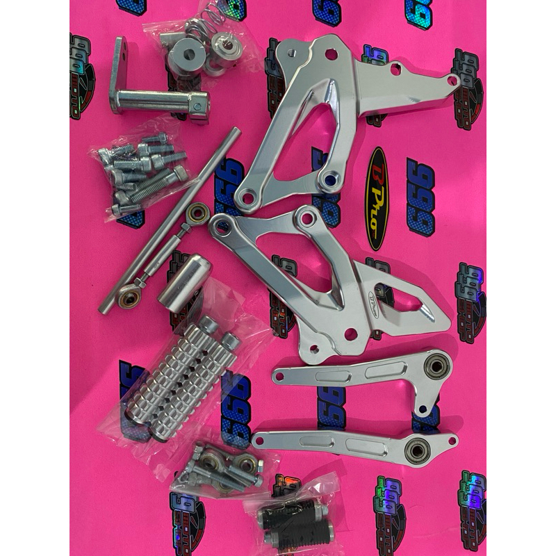 bpro racing footstep underbone spc 3d ninja 150 r rr ss krr kr zx kawasaki step ub disk cakram disc 