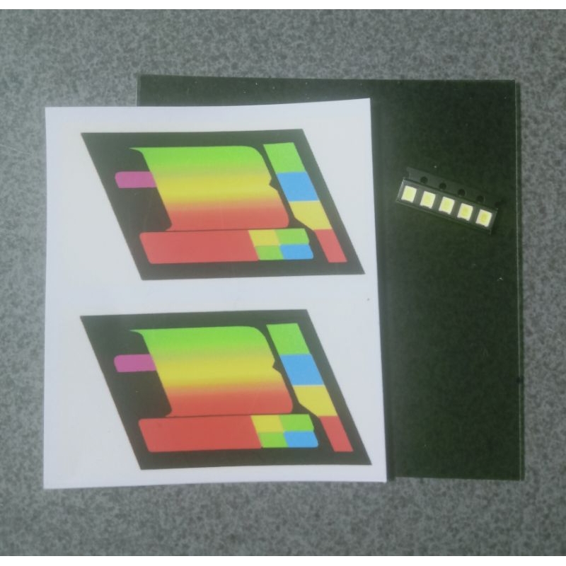 paket modif stiker+polarizer spedometer Vixion nvl/nva