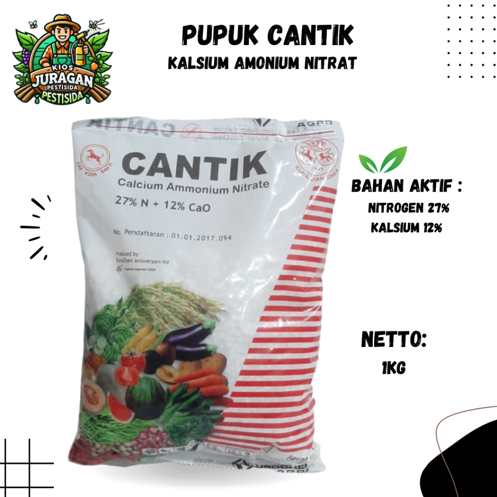 PUPUK CANTIK KALSIUM AMONIUM NITRAT 1KG