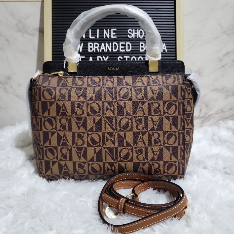 SALE tas pesta bonia original sling top handle bag metis monogram