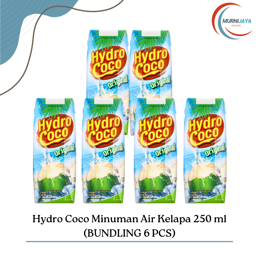 

Hydro Coco Minuman Air Kelapa 250 ml (BUNDLING 6 PCS)