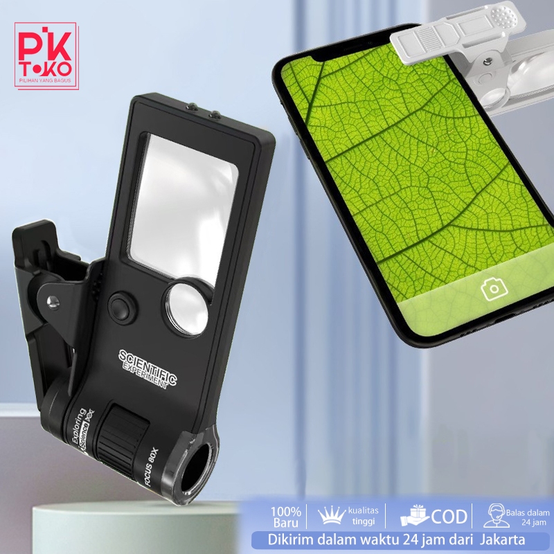 

Mikroskop Portabel Magnifier Loupe Kaca Pembesar Akrilik Kaca Pembesar Kartu Bisnis Portabel
