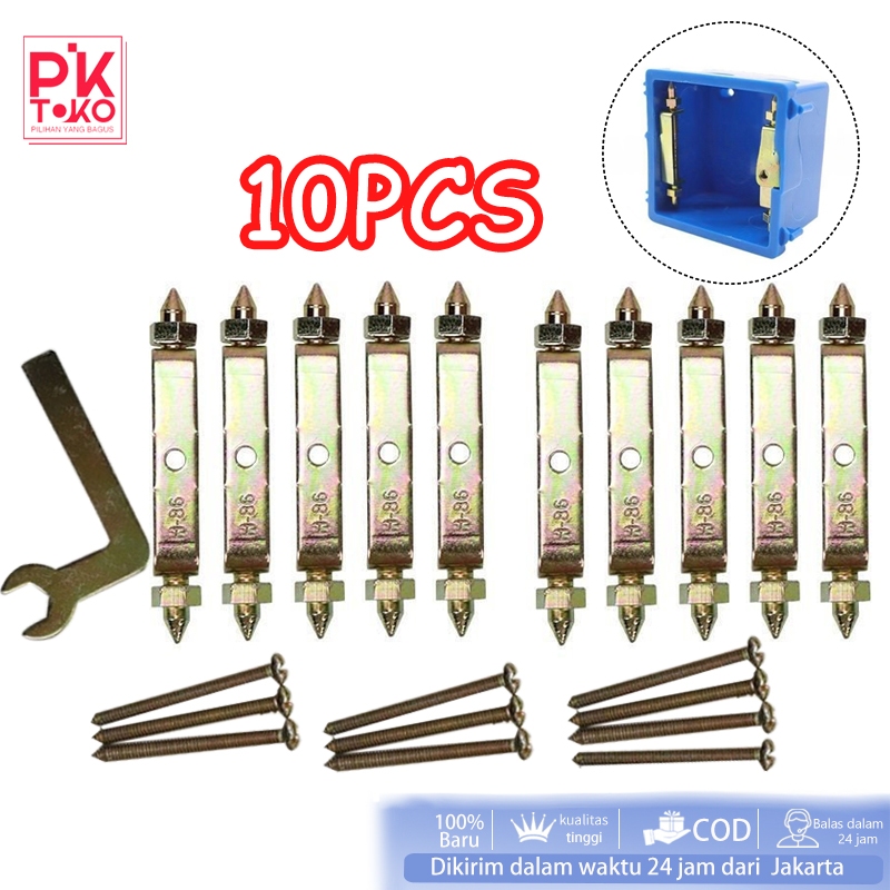 Baut Sakelar Dinding  Wadah Sekrup Baut Sakelar Dinding Kit Perbaikan Sekrup Kotak Persimpangan 86mm