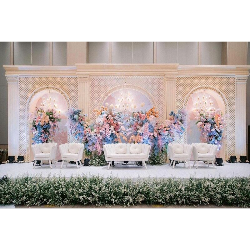 PELAMINAN BACKDROP MODERN TERBARU/PELAMINAN BACKDROP MINIMALIS MEWAH/PELAMINAN BACKDROP EROPA/BACKDR