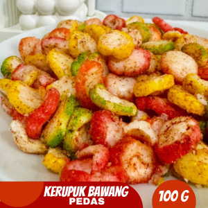 

Kerupuk Bawang / Kerupuk Pelangi Asin Pedas