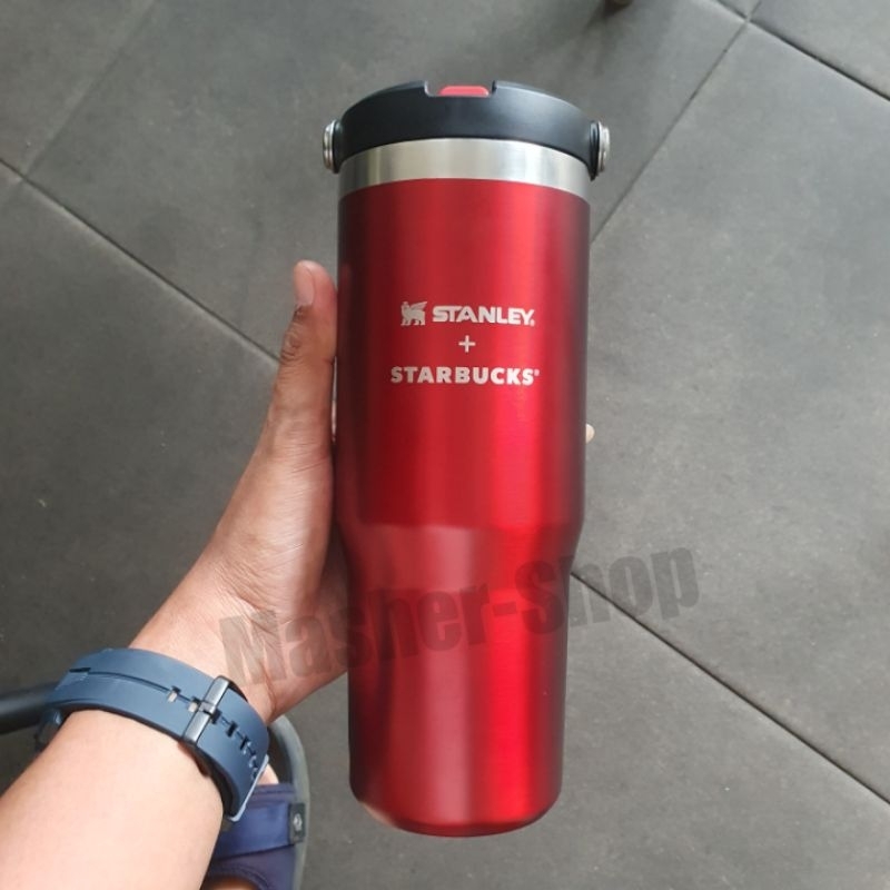 Tumbler Starbucks x Stanley Lunar 2025 Black Red