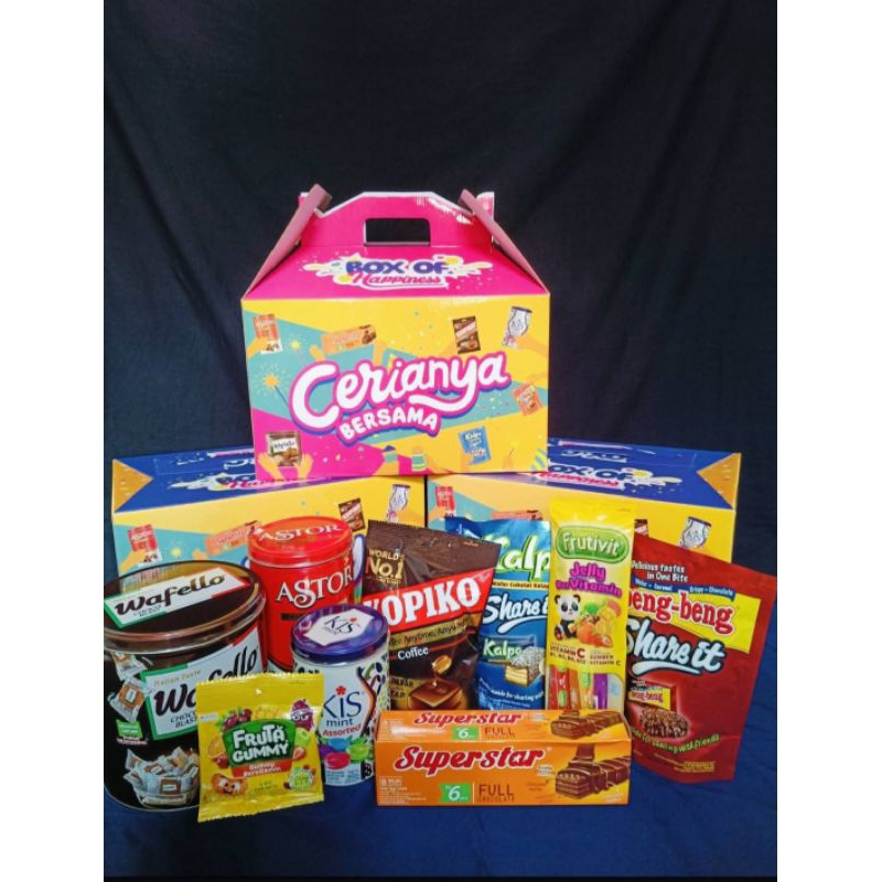 

PO Hampers box hemat/ Paket lebaran/ Hampers box of happiness/