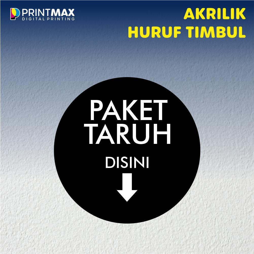

Sign Board Akrilik "Paket Taruh Disini
