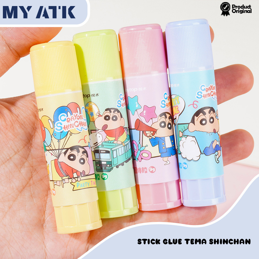 

1PCS Stick Glue Lem Kertas Batangan Crayon Shinchan