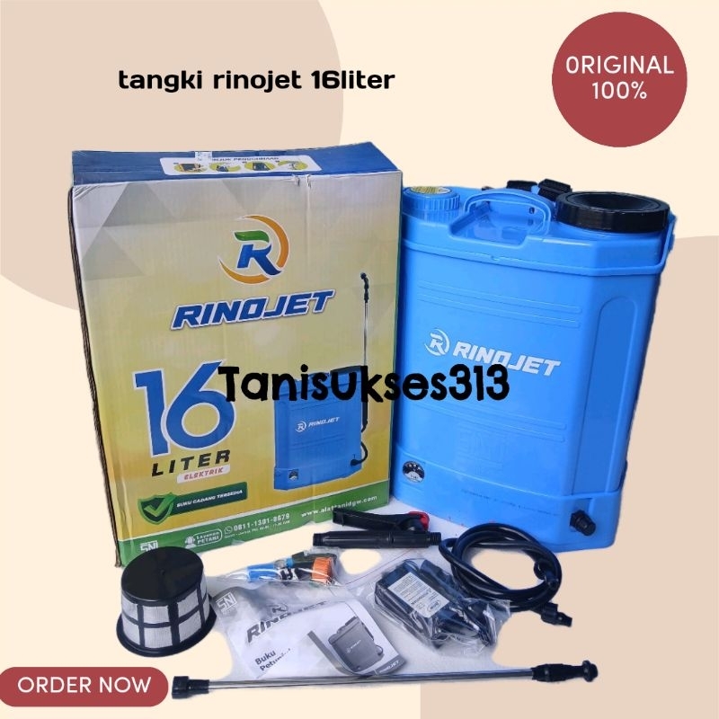 tangki elektrik rinojet 16L (dgw) tangki cas dgw rinojet tangki cas elektrik dgw rinojet 16Liter