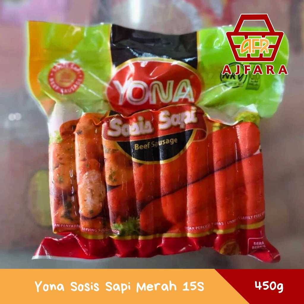 

Yona Sosis Sapi Merah 155 450 gram