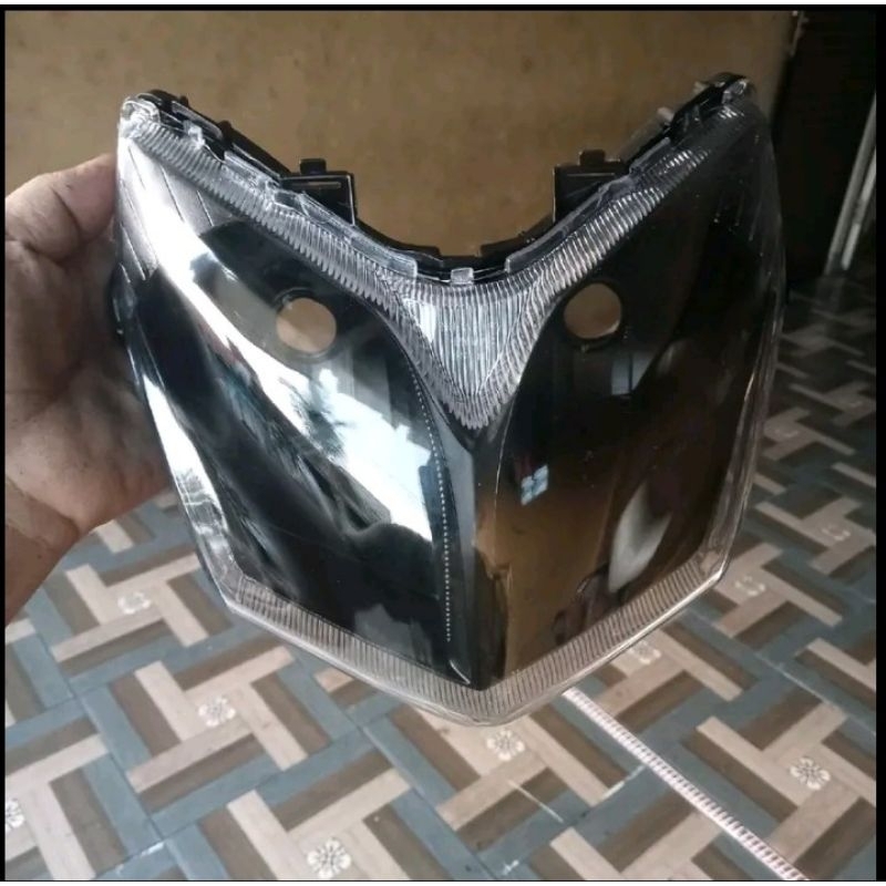 REFLEKTOR LAMPU DEPAN SUPRA X 125 betmen custom black plastik