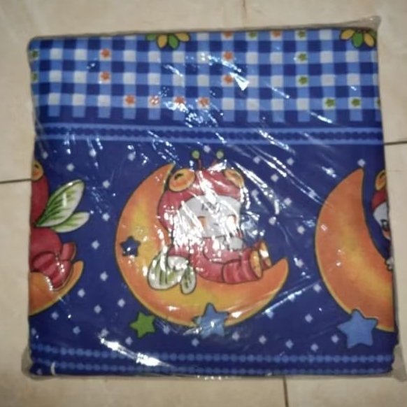 SARUNG KASUR KAPUK / LONGSONG KASUR KAPUK / CUKEN KASUR KAPUK MOTIF BUNGA BAHAN KATUN TEBAL