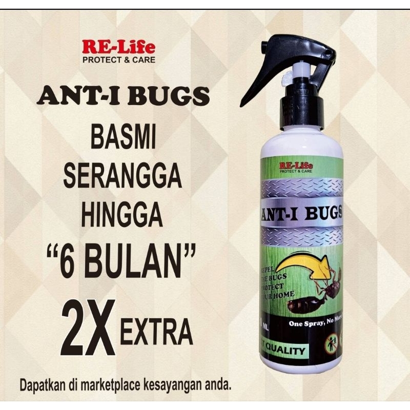 RE-Life Ant-i Bugs cairan pengusir serangga efektif pembasmi serangga semut ampuh usir semut dan ham