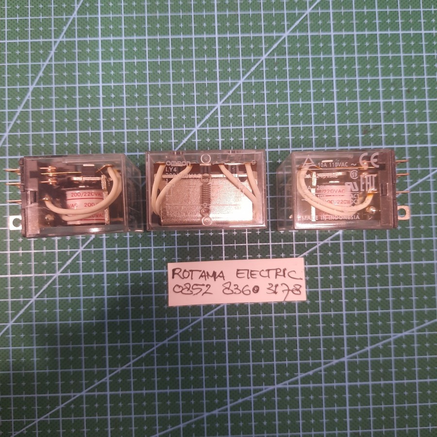 RELAY LY4 220VAC LY4 24VDC RELAY 4PDT ORIGINAL OMRON RELAY LY4 48VDC