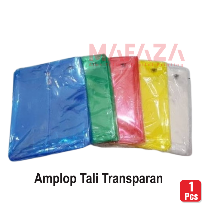 

[1 Pcs] Map Tali Plastik Folio / Amplop Tali Transparan / File Folder Plastik Folio