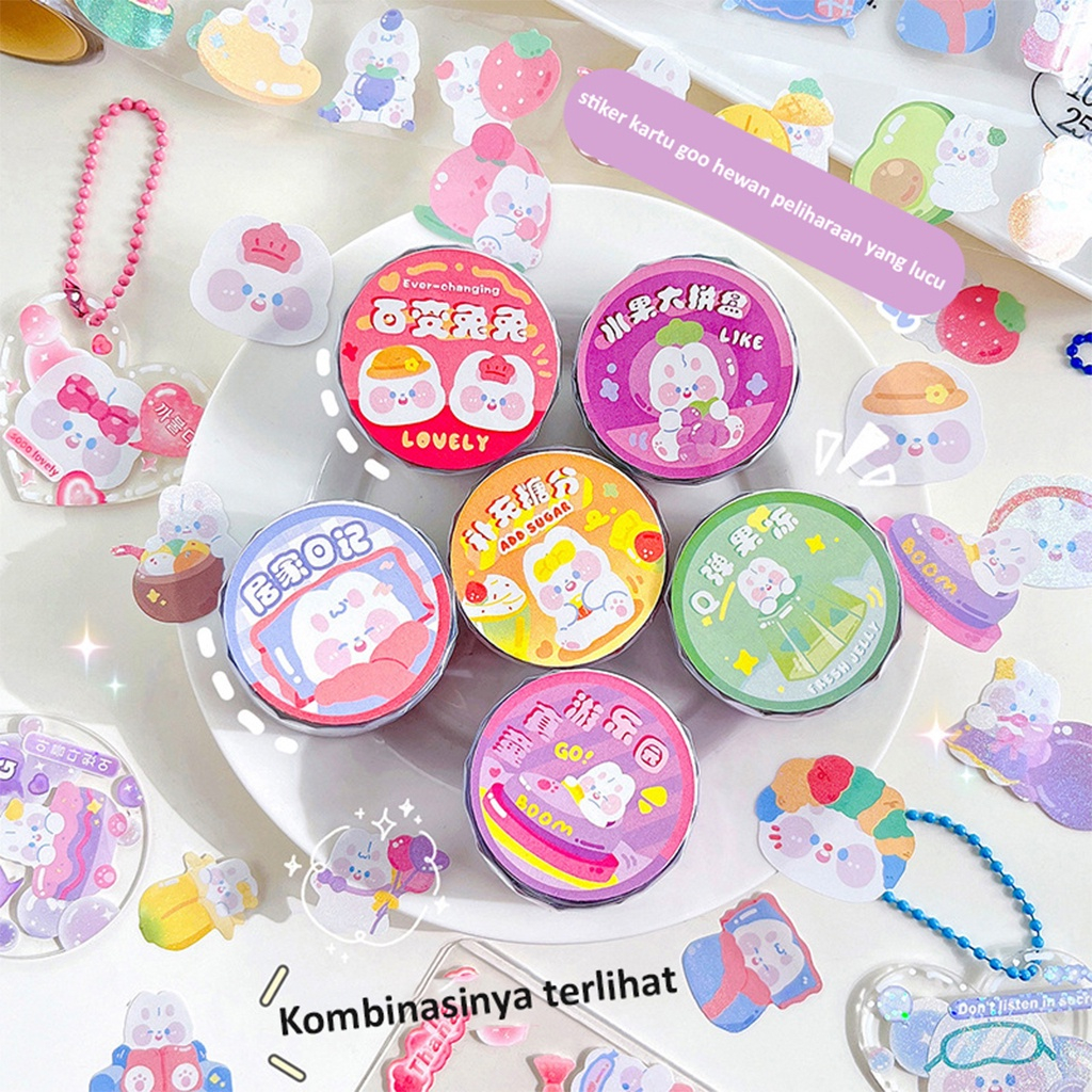 

Sticker Roll Ukuran Besar Tape Panjang 3 Meter Kartun Lucu Scrapbook DIY Label Loverstuff