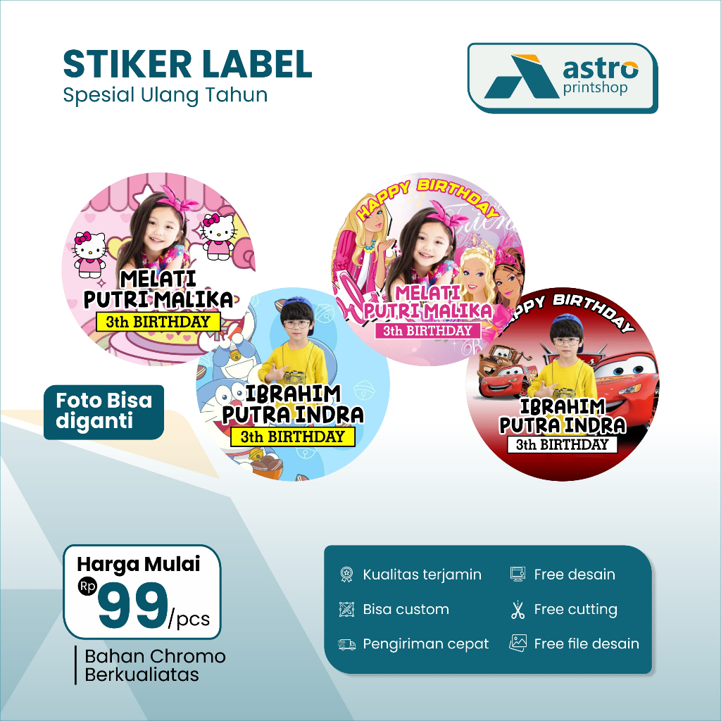 

STIKER ULTAH | STICKER ULANG TAHUN | STIKER BRITHDAY | STIKER LABEL | STIKER CHROMO