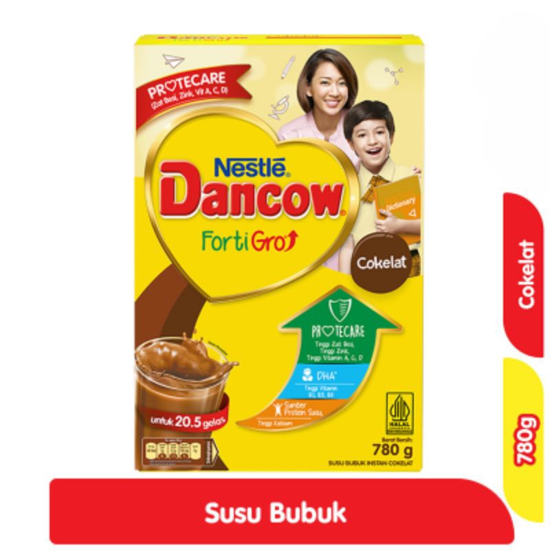 

Nestle Dancow FortiGro Susu Bubuk Instan Cokelat 780 g