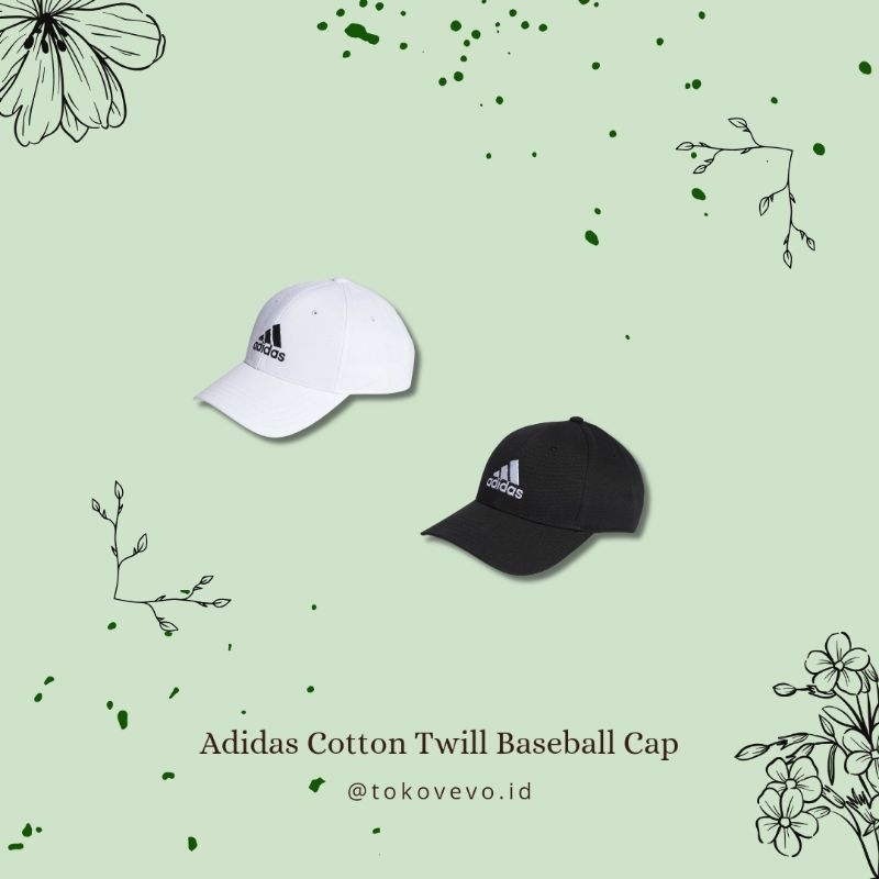 Topi Adidas Original - Cotton Twill Baseball Cap