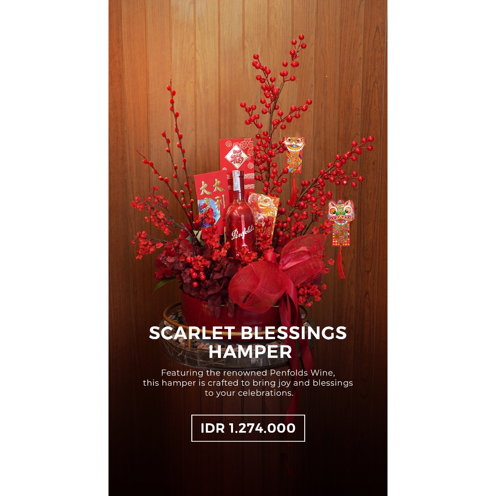 

Scarlet Blessings Hamper Chinese New Year 2025