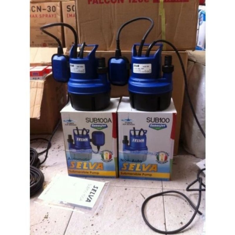 POMPA CELUP LISTRIK SELVA SUB-100 100 watt Otomatis | SUBMERSIBLE Pump SUB 100 SELVA | Pompa celup K