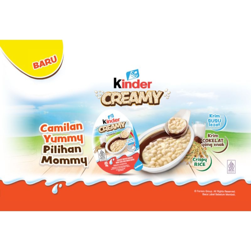 

Kinder Creamy Camilan Yummy Pilihan Mommy | kinder joy