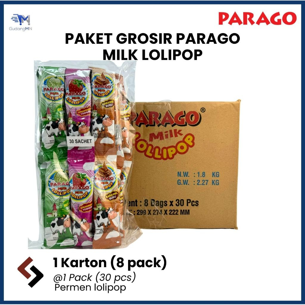 

PARAGO MILK LOLIPOP | PAKET GROSIR