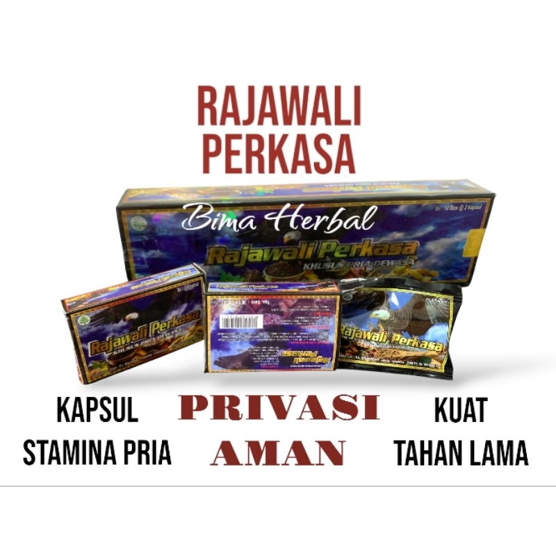 NEW RAJAWALI // KAPSUL // PRIA // KUAT // TAHAN LAMA