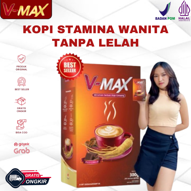 

VMAX - Minuman Rasa Coklat Kopi Penambah Stamina Khusus Wanita 100% ORIGINAL BPOM