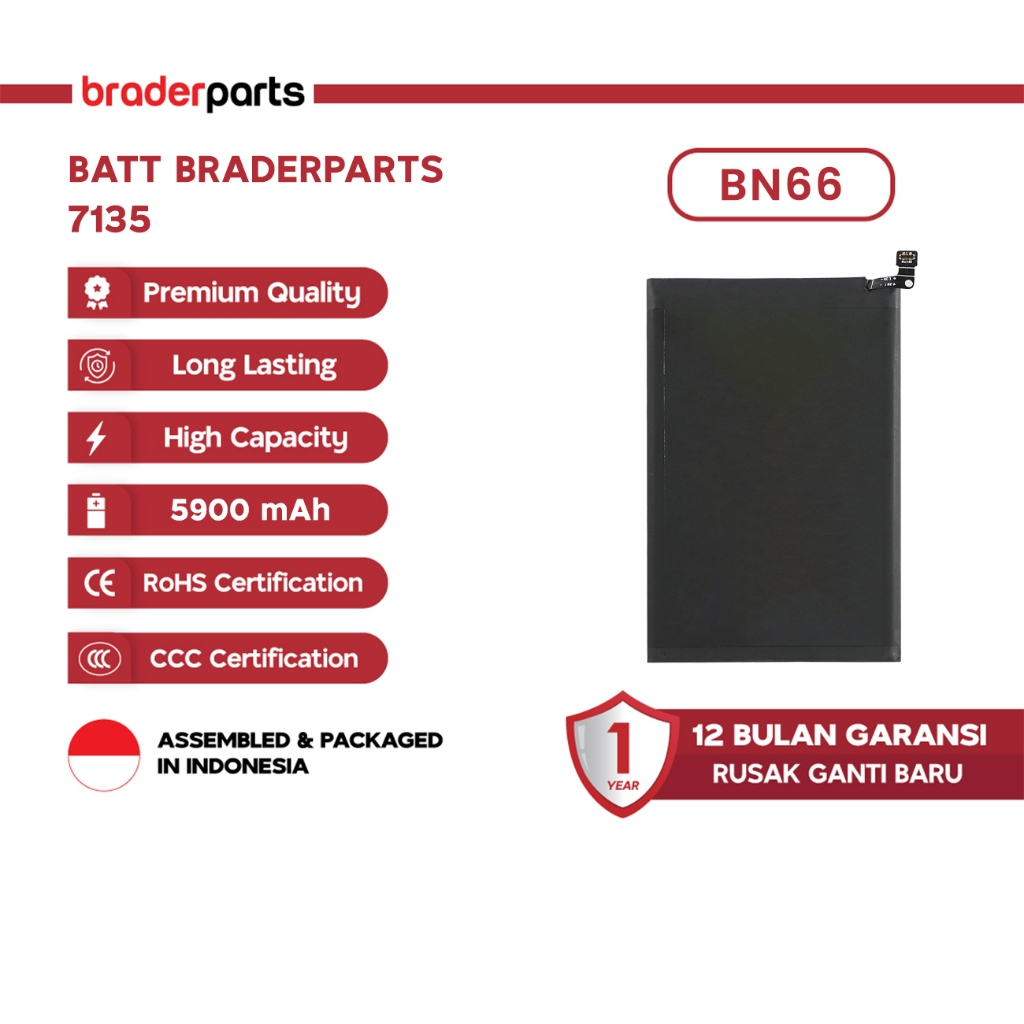 Battery Bp Braderparts BN66 For Xiaomi Poco C40 6000 mAh