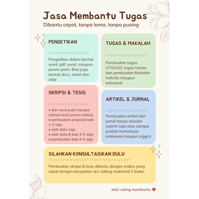 

Jasa membantu