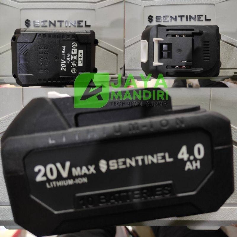 Batre Mesin Bor 20 Volt Merek Sentinel Batre Bor RYU 20Volt 4 Ampere
