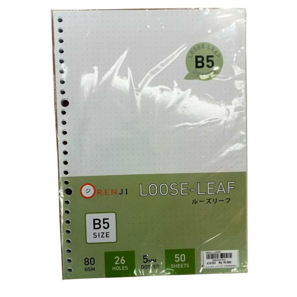 

Gramedia Batam - Orenji Loose Leaf B5 Dot/Titik