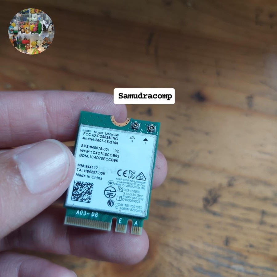 Wifi Card Asus Zenbook Flip UX360 UX360c UX360ca UX360u UX360ua Second Copotan original 840079-001 8