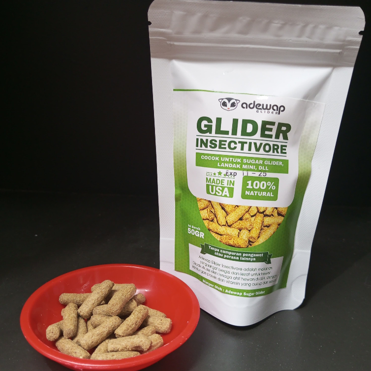 ADEWAP GLIDER Insectivore Nutrition Food With High Protein For Sugar Glider Hedgehog & Turtle
