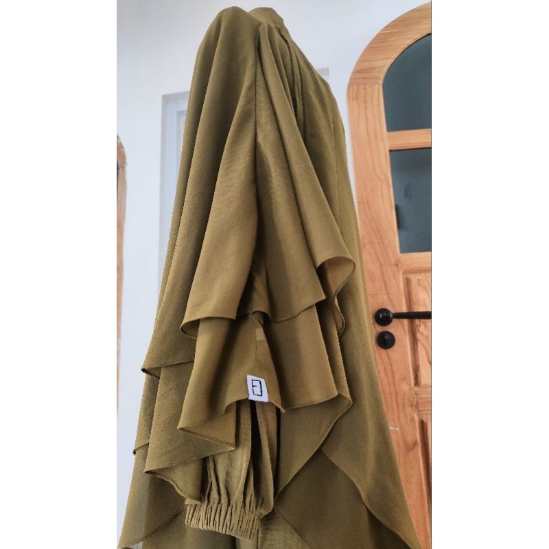 SATUSET THE DRESS ELMADINA BUTTERNUT