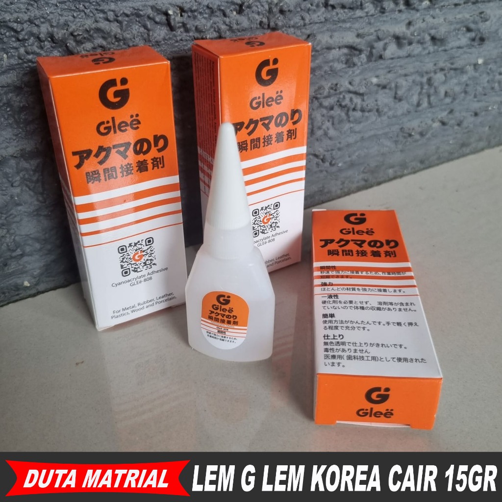 

Lem Korea G Lem Asli Super 15 Gram / Lem Cair Tetes G Original