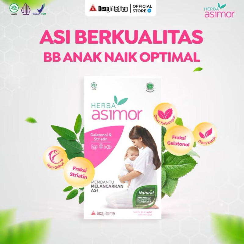 1 Box HERBA Asimor 30 Kaplet – Asi Booster