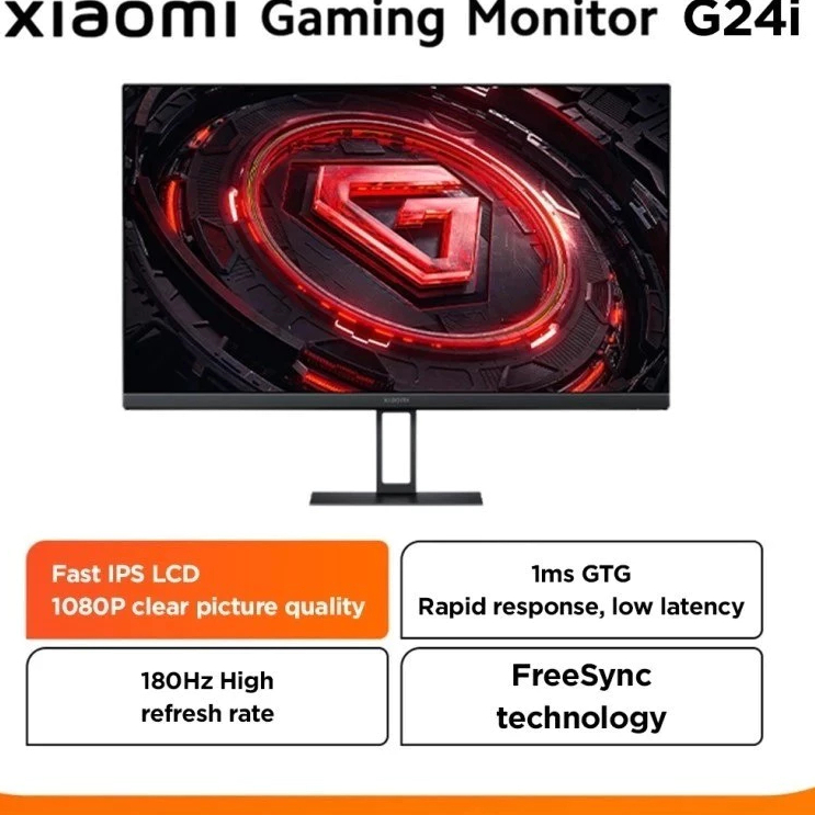 LED MONITOR GAMING XIAOMI G24i 180HZ / XIAO MI G24 i / MONITOR GAMING 24" 24 INCH