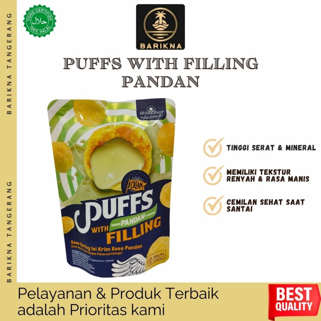 

PUFFS WITH FILLING PANDAN