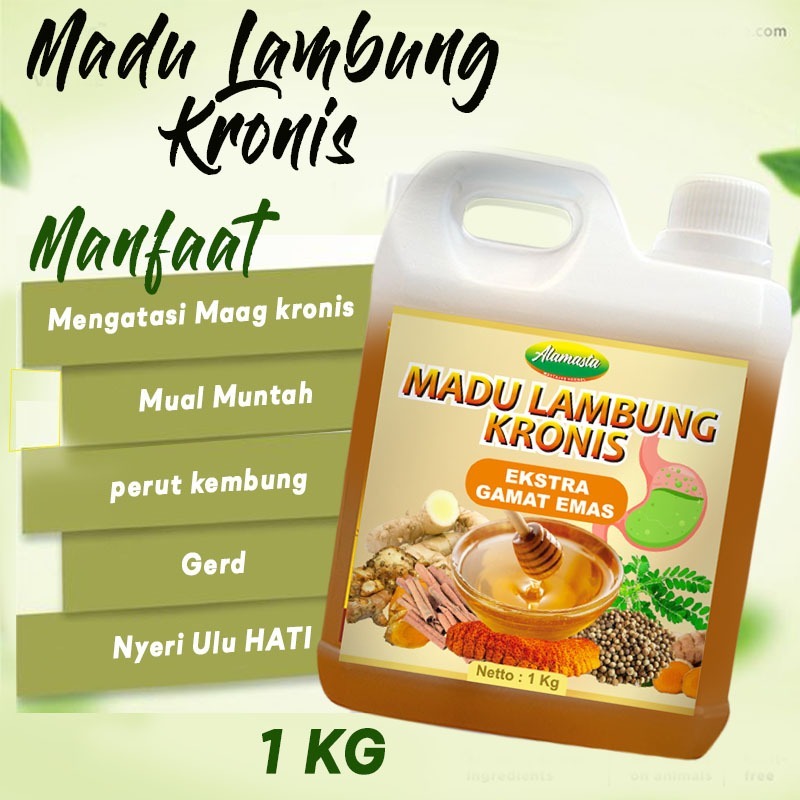 Madu Lambung Alamasta 1Kg - Madu Sehat Lambung gerd asli Madu Untuk Kesehatan Lambung Gerd & maag