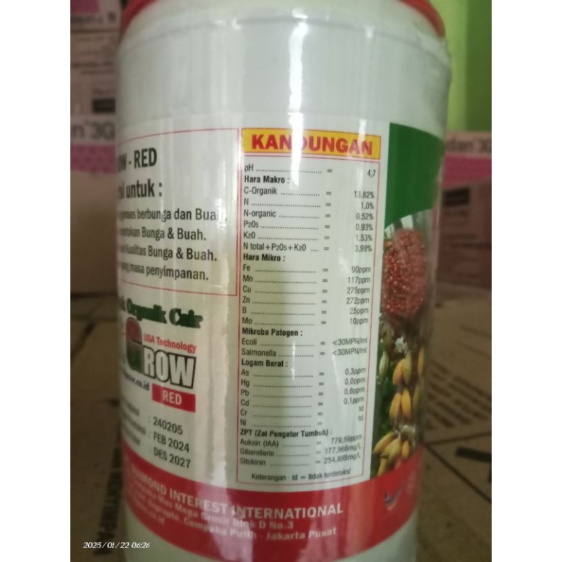 DIGROW MERAH 1LT