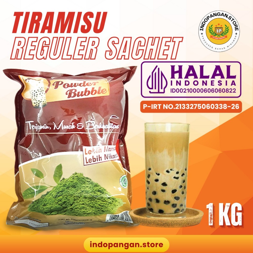 

Powder Rasa Tiramizu 1 Kg (MIX GULA) Kemasan Sachet - Bubuk Minuman Rasa Tiramizu 1 Kg