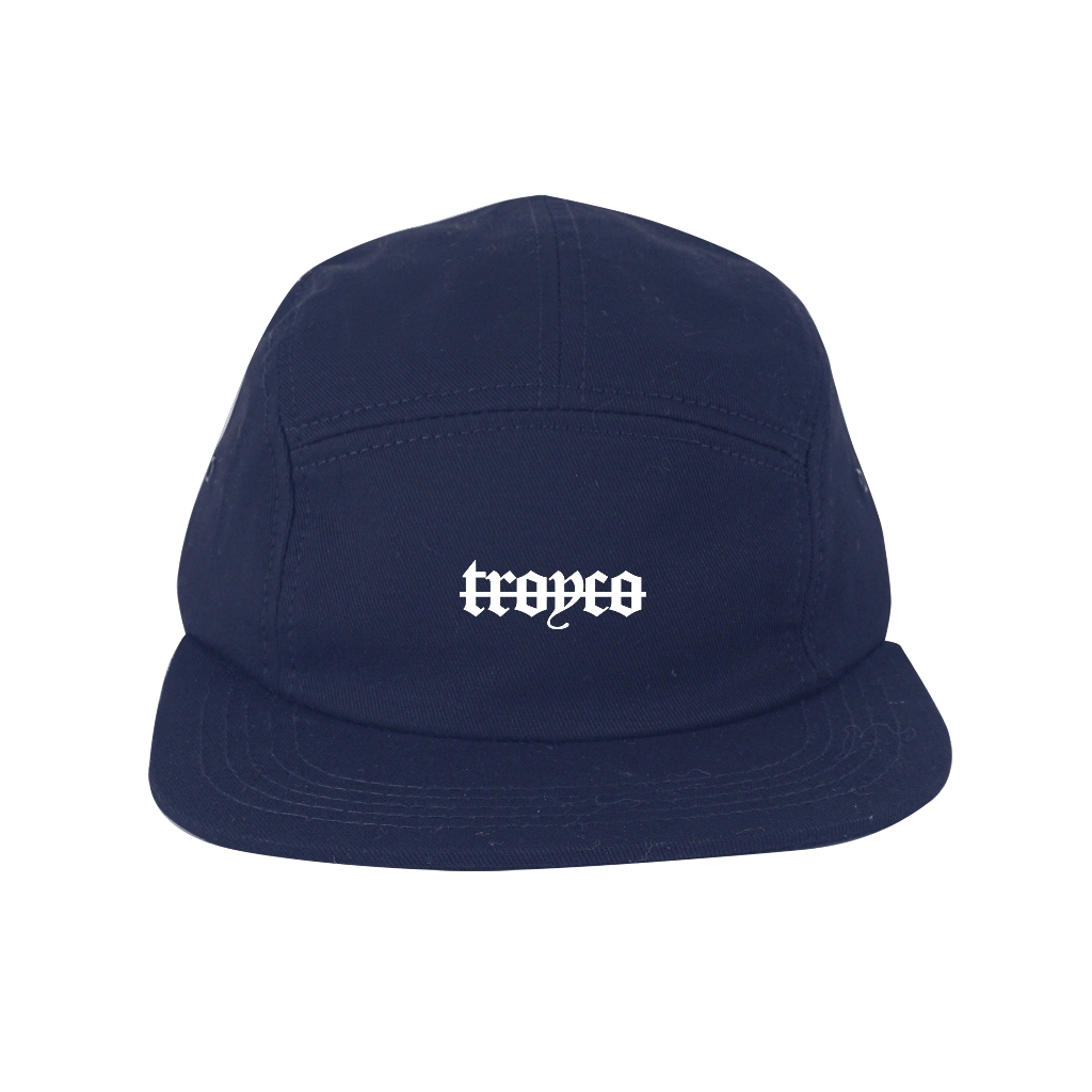 Troy Company Five Panel Navy Gerade - Topi 5 Panel Biru Navy FPD 2920