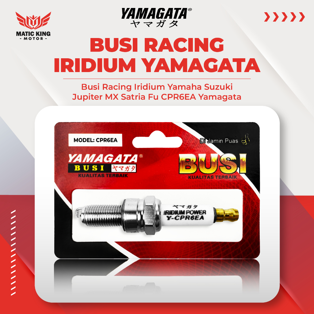 Yamagata Busi racing Iridium Power Vario Beat Satria FU Nmax Mio Jupiter Z RXKing Spin Supra X KLX